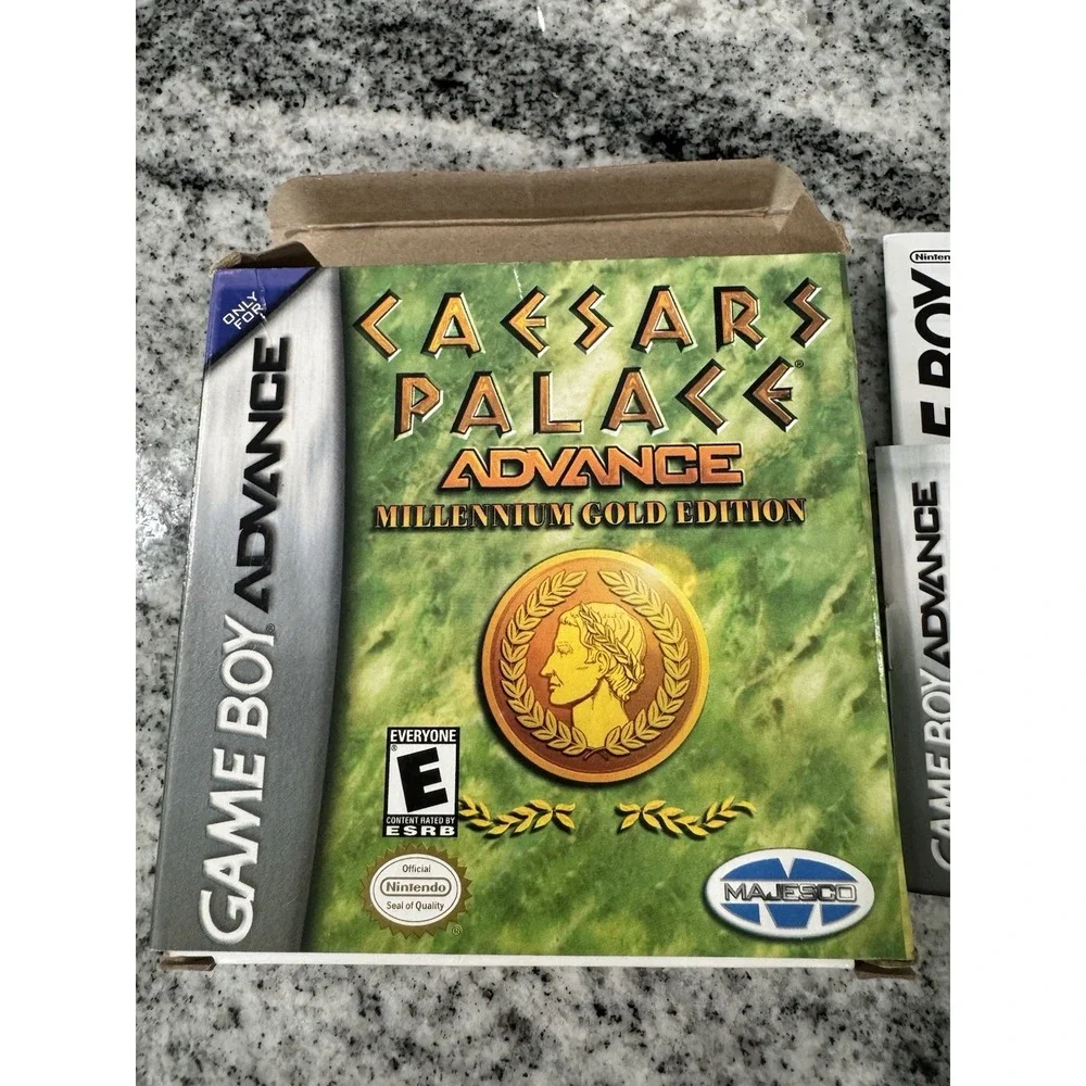 Caesars Palace Advance: Millennium Gold Edition GBA 2001 (Complete in Box)TESTED